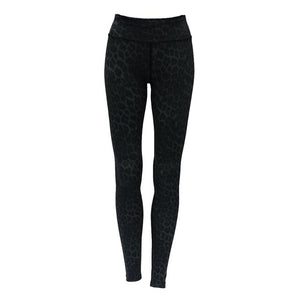 Outdoor Women Female Sport Running Tights Pants Solid Black Slim Body Quick Drying
