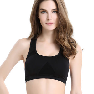 VEQKING Women Breathable Sports Bra,Absorb Sweat Shockproof Padded Sleeping