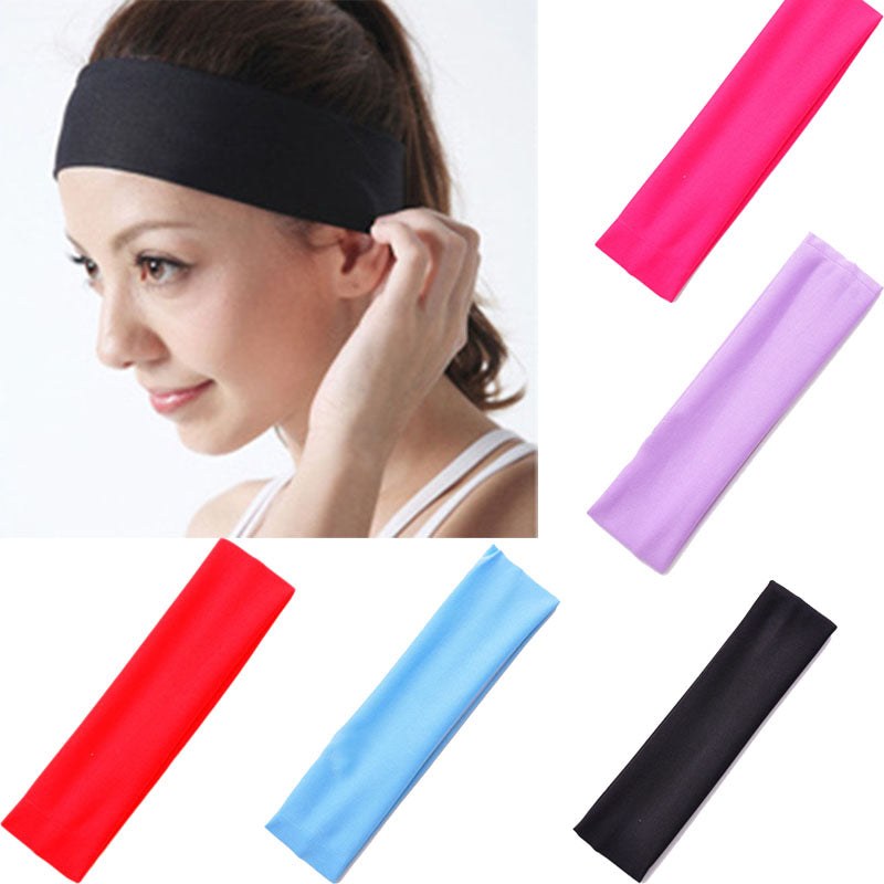 LNRRABC Hot Women Lady Girl Charming Fashion Yoga Sports Sweatband Elastic Headband Hair