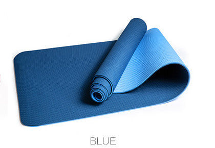 JUFIT 1830*610*6MM TPE Yoga Mat Double Sided Color Exercise Sports Mats For Fitness Gym