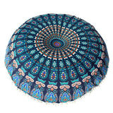 Big 80CM Mandala flower floor pillow cover ornament Round Bohemian Meditation Cushion