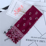 Haimeikang Cashew Flowers Printed Elastic Hair Bands Headbands for Women Sports