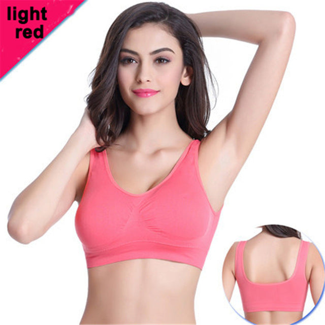 Professional Absorb Sweat Top Athletic Running Women Sports Bra