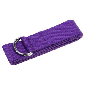 Adjustable Sport Stretch Strap D-Ring Belts Gym Waist Leg Fitness Yoga Belt Exercise