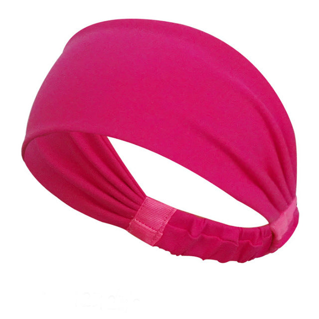 Sale High Quality Elastic Wide Sport Yoga Headbands Comfortable Hairband Fashion