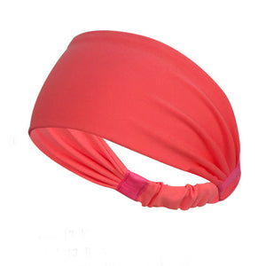 Sale High Quality Elastic Wide Sport Yoga Headbands Comfortable Hairband Fashion