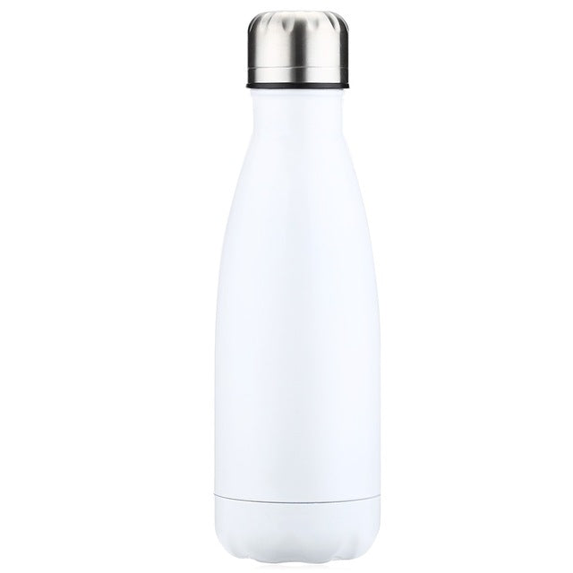 350ML Stainless Steel Water Bottle  Sports Flask For Yoga Biking Camping Hiking Travel Outdoor