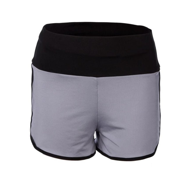 Women YOGA fitness sports training shorts Cropped Leggings female stretch running