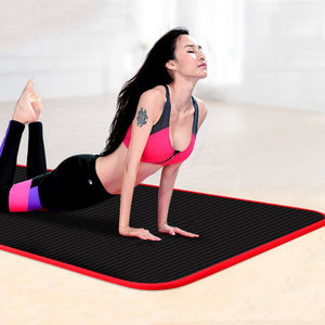 Non-slip Yoga Mat 10mm Multifunctional Sports Yoga Mat For Fitness Gym