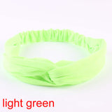 1PC Fashion Women Lady Knotted Twist Hairband Cotton Yoga Elastic Headband