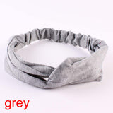 1PC Fashion Women Lady Knotted Twist Hairband Cotton Yoga Elastic Headband Hair Band