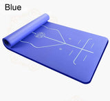Position Line Premium Yoga Mats Tasteless Non-slip Beginners Exercise Gymnastics