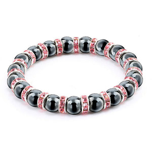 New Men Woman Classic Hematite Beads Bracelet Beaded Black Yoga Mantra Prayer