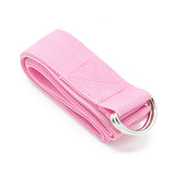 Women Yoga Stretch Strap Multi-Colors D-Ring Belt Fitness Exercise Gym Rope