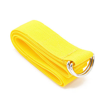 Women Yoga Stretch Strap Multi-Colors D-Ring Belt Fitness Exercise Gym Rope