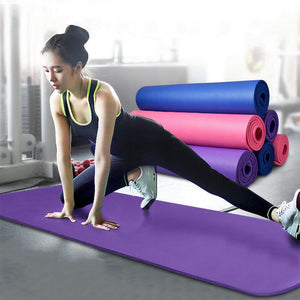 2018 Brand New 6MM Thick Yoga Mat Non-slip Durable Exercise Fitness Gym