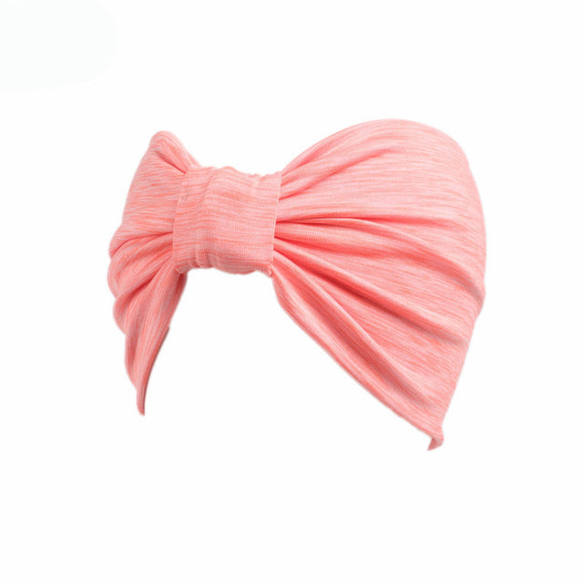 Haimeikang Sport Yoga Headband Solid Color Cross Turban Headbands Elastic