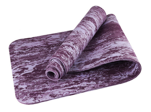 183*80*0.8cm TPE Non-Slip Camouflage Yoga Mat Exercise Fitness Mat Eco-friendly