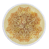 Mandala Microfiber Fabric Towel Beach Towel for Adult Yoga Mat Tassel