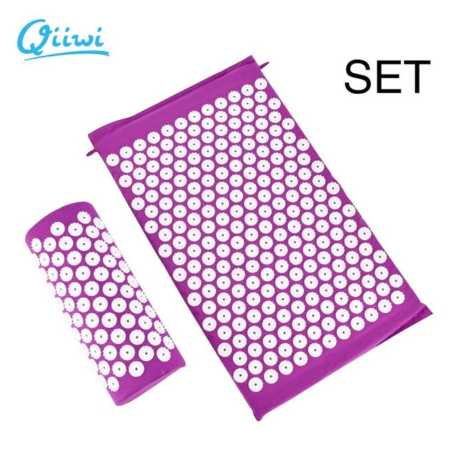 Dr.Qiiwi Massager Cushion Mat Set For Body back Acupressure Relieve Stress Pain