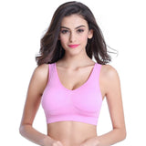 Sleep Bra Compression Underwear Sports Bra Fitness Seamless Push Up