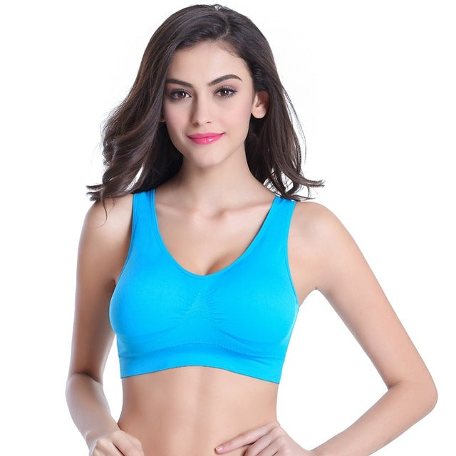 Sleep Bra Compression Underwear Sports Bra Fitness Seamless Push Up