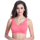 Sleep Bra Compression Underwear Sports Bra Fitness Seamless Push Up