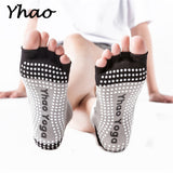 New Arrival Yhao Brand Yoga Women's Toes Socks Anti-Slip Socks For Pilates