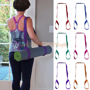 New Yoga Mat Sling Carrier Shoulder Carry Strap Belt Exercise Stretch Adjustable