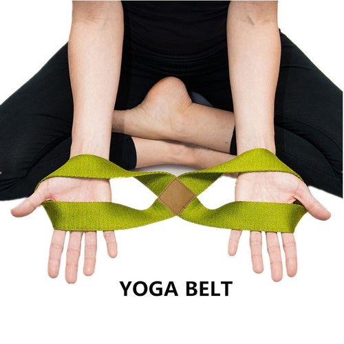 Yoga Strap Belt Fitness Figure 8 Straps Sport Yoga Stretch Belt Gym Waist Leg
