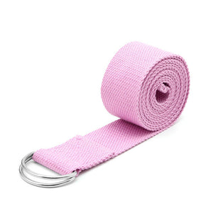 Adjustable Sport Stretch Strap D-Ring Belts Gym Waist Leg Fitness Yoga Belt New