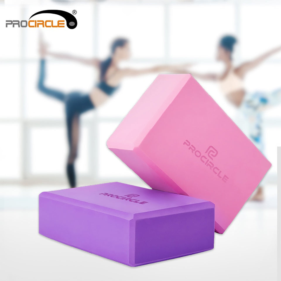 ProCircle High Density EVA Yoga Block Foam Blocks for Pilates Home Gym Yoga Equipment