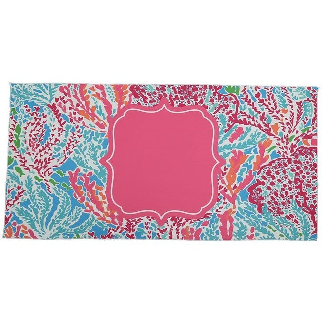 XC USHIO Beach Towel Square Microfiber 280g 75*150cm Absorbent Swimming Camping