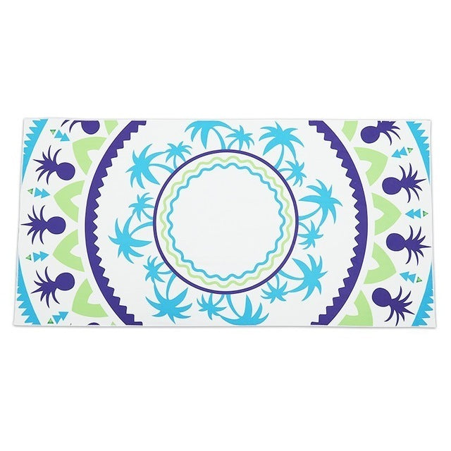 XC USHIO Beach Towel Square Microfiber 280g 75*150cm Absorbent Swimming Camping