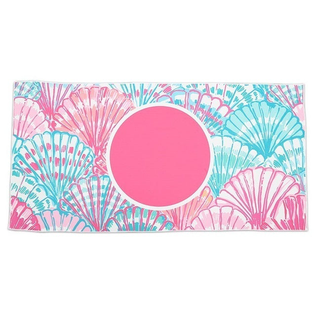 XC USHIO Beach Towel Square Microfiber 280g 75*150cm Absorbent Swimming Camping