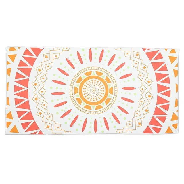 XC USHIO Beach Towel Square Microfiber 280g 75*150cm Absorbent Swimming Camping