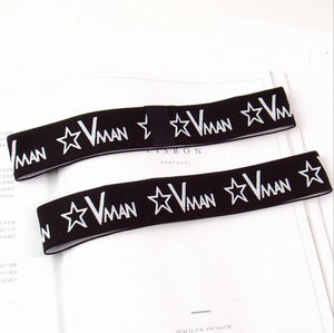 Unisex Fashion Elastic Sports Embroidery Letters Hip Hop Headwear Headbands